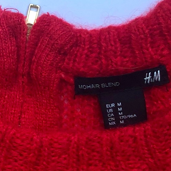 H&M Mohair blend Sweater Size M - Picture 4 of 4